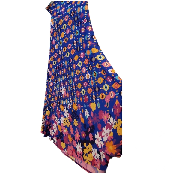 Lularoe Geometric Cat Eye Maxi Skirt size M Mod Knit Long Womens New With Tags - Picture 4 of 7